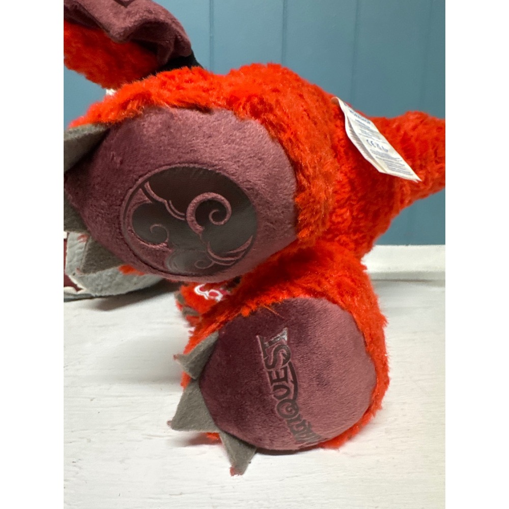 Build A Bear Magic Quest Dragon Plush Stuffed‎ Animal Toy Black Hoodie - Picture 7 of 7